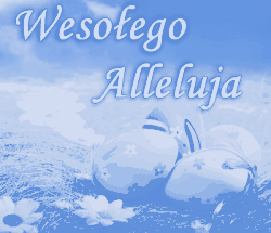 Kartka z pisankami Wesołego Alleluja